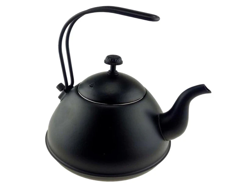 2L Stainless Steel Tea Coffee Kettle Coffee Induction Stovetop Water Black