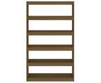 Solid Pinewood Book Cabinet/Room Divider Honey Brown Wooden Furniture - HoneyBrown