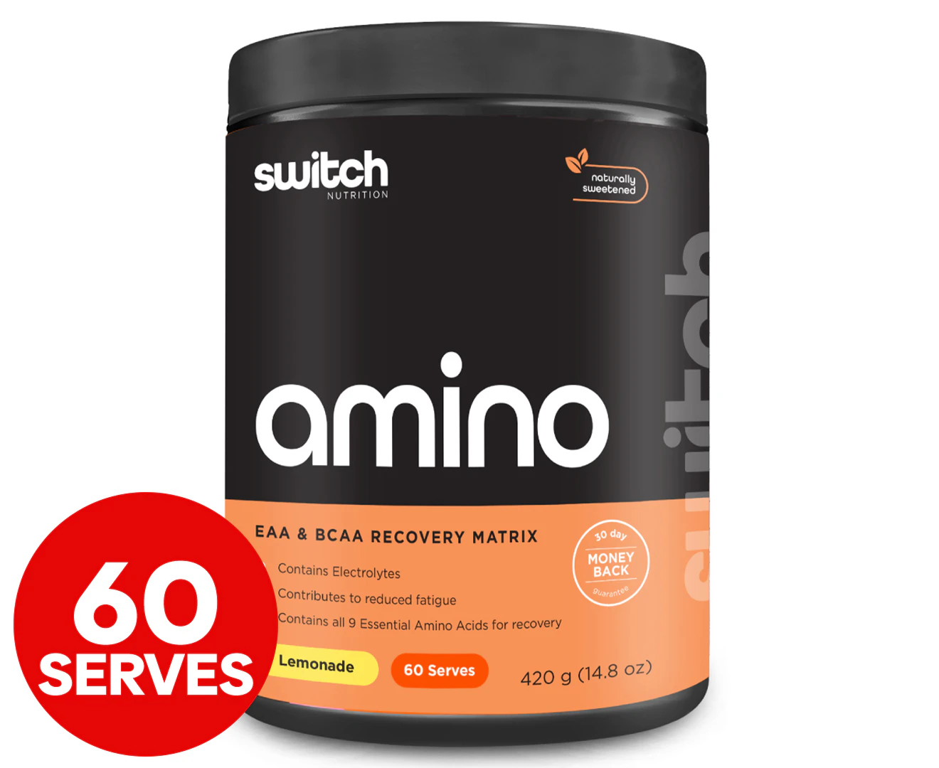 Switch Nutrition Amino Switch Lemonade 420g / 60 Serves