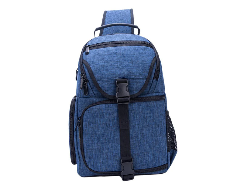 Large capacity camera backpack Camera bag for DSLR cameras and lenses Blue