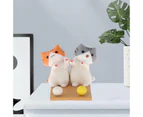 2x Cute Phone Holder PVC Desk Cellphone Tablets Stand for Friends Family