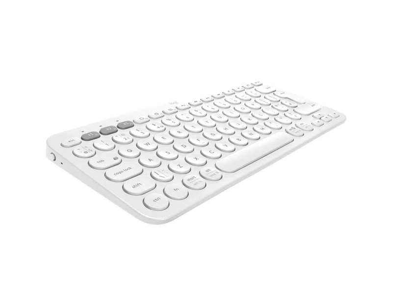 Logitech K380 Multi-Device Bluetooth Keyboard - White - White