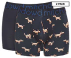 Mitch Dowd Men's Scrappy Dogs Room To Move Trunks 2-Pack - Multi