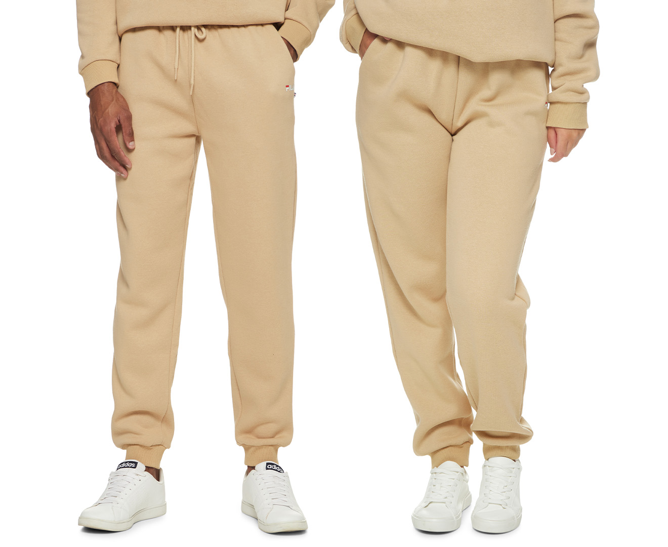 Fila Unisex Classic Fleece Trackpants / Tracksuit Pants - Cuban Sand