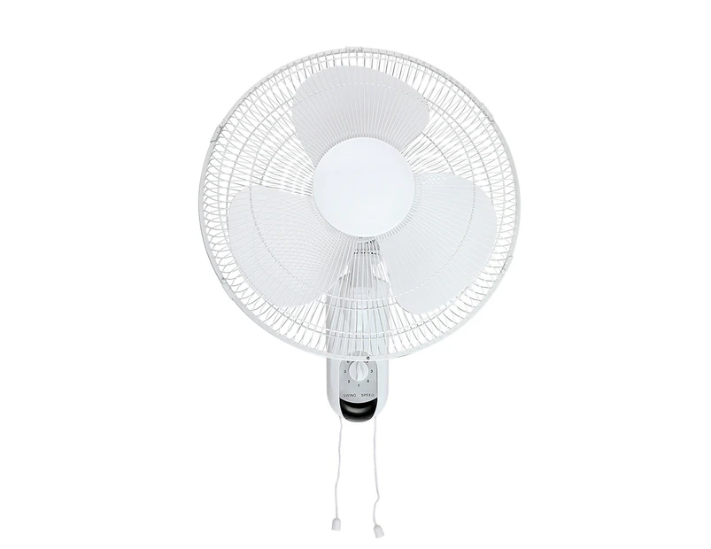 Heller HWF40P 40cm Oscillating Wall Mountable Fan/Air Cooling/Pull Cord Control