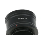 T2-EOSM T-Mount Lens Adapter Ring for Canon EF-M M2 M3 M10 Mirrorless Camera