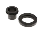 T2 Ring & M42 to 1.25" Telescope Adapter (T-mount) for Canon DSLR Camera Black