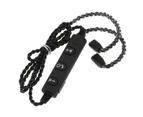 Earphone Detachable Bluetooth 2 Pin 0.75mm Cable for UE TF10 SF3 SF5 5EB Black