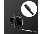 Selfie Stick Tripod Desktop Stand For iPhone Wireless Bluetooth Remote 3in1 Black