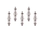 5x 1/4 to 3/8 Male Threaded Screw Adapter Spigot Stud for Flash Light Stand