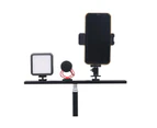 Dual Flash Bracket Straight 12inch Stand for Video Light LED Light Camcorder