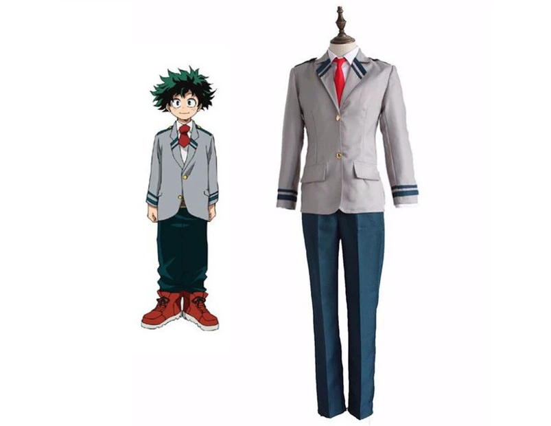 My Hero Academia Boku no Hero Cosplay School Uniform Mens Costume - Green |  .au