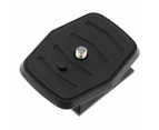 Replace tripod head quick release plate, QR base plate with 1/4 inch