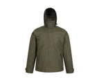 Mountain Warehouse Mens 3 in 1 Water Resistant Jacket Triclimate Winter Coat - Khaki