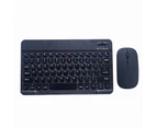 10 Inch Keyboard and Mouse Combo Portable for iPad Pro 11 12.9 Black Combo