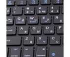 Compact Bluetooth Keyboard Russian for Computer Desktop Tablet Smartphone Black