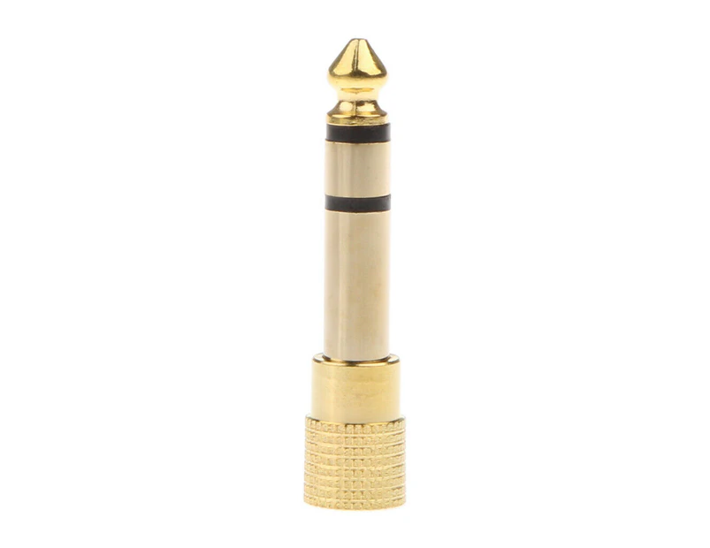 6.35mm (1/4 ") male to (1/8") 3.5mm stereo female headphone audio adapter