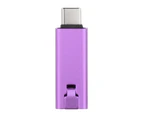USB Date Cable Head Compatible for Recycled Cord Smartphone Mobile Phone TYPE-C Purple
