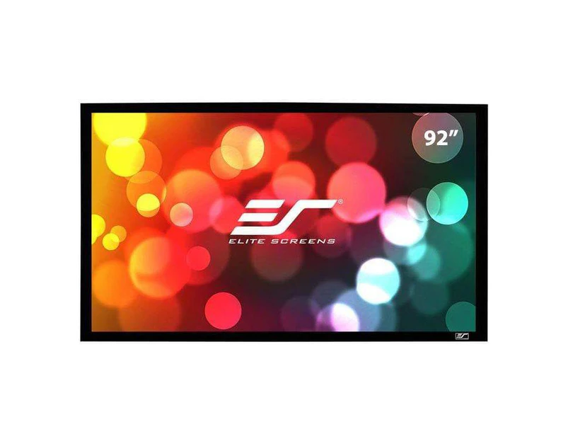 Elite Screens 92" 16:9 Fixed Frame Projector Screen - ER92WH2