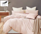 Gioia Casa Jersey Cotton Quilt Cover Set - Pink Marble