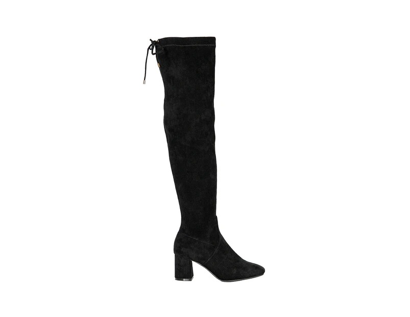 Engage Wildfire Long Boot with Block Heel Women's - Black