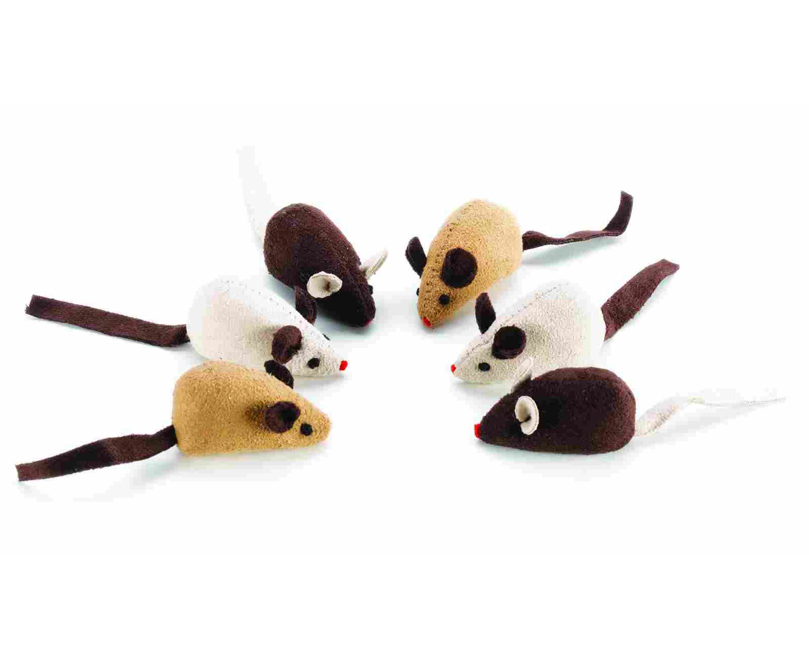 Petface Precious Paws Kitten Mini Mice 6Pcs