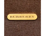 Burberry Preloved Leather Shoulder Bag Women Brown - Designer - Pre-Loved