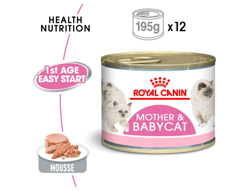 Royal Canin Feline Babycat Instinctive Cat Food 12x195g