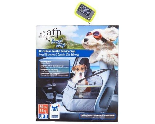 Dog Portable Car Seat - See Out Safe Air Cushion Travel Booster - All For Paws