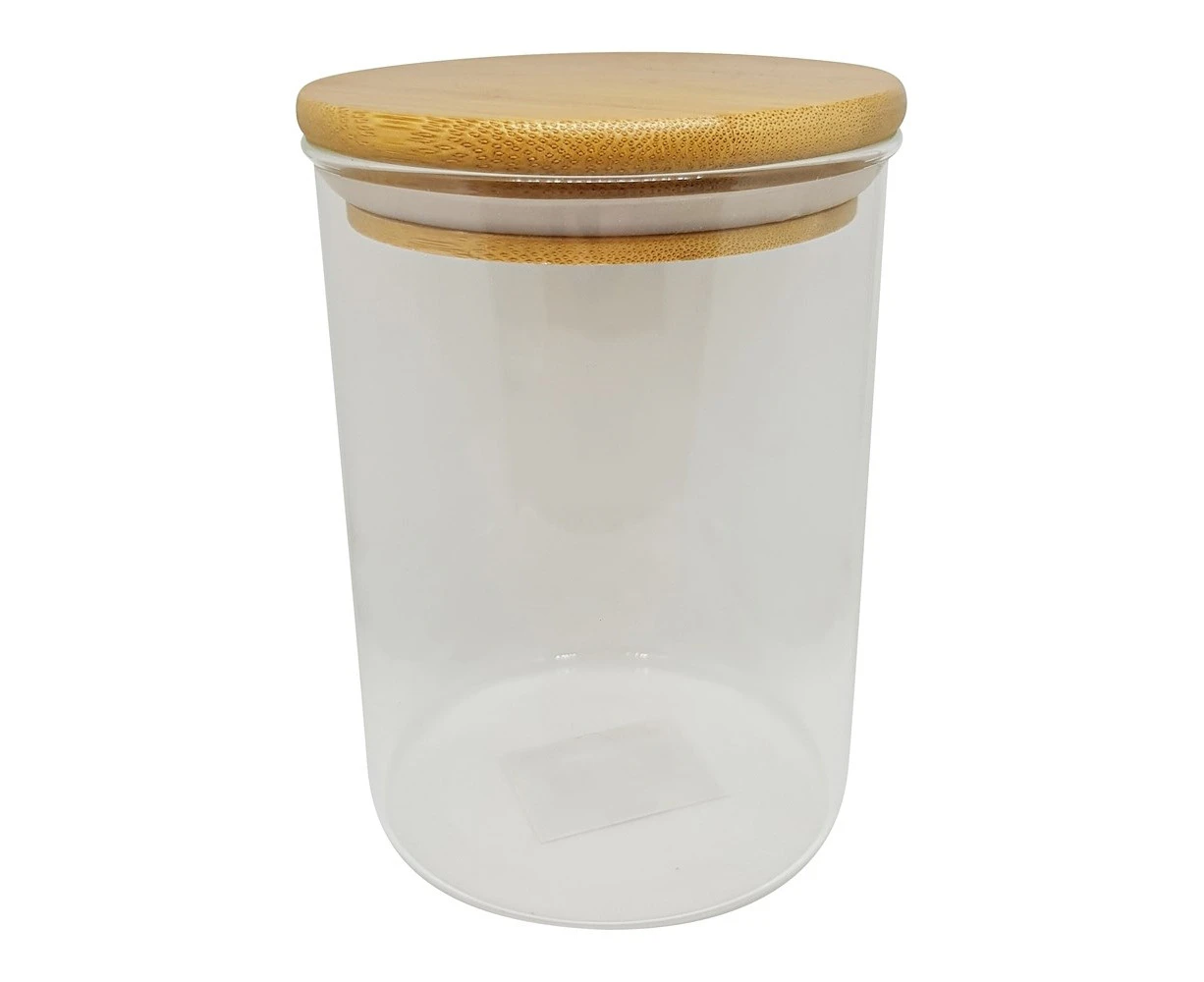 Scullery Bamboo & Glass Canister 750ml