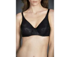 Women 3 x Berlei Sweatergirl Non-Padded Underwire Bras Y50275 Elastane/Nylon - Black