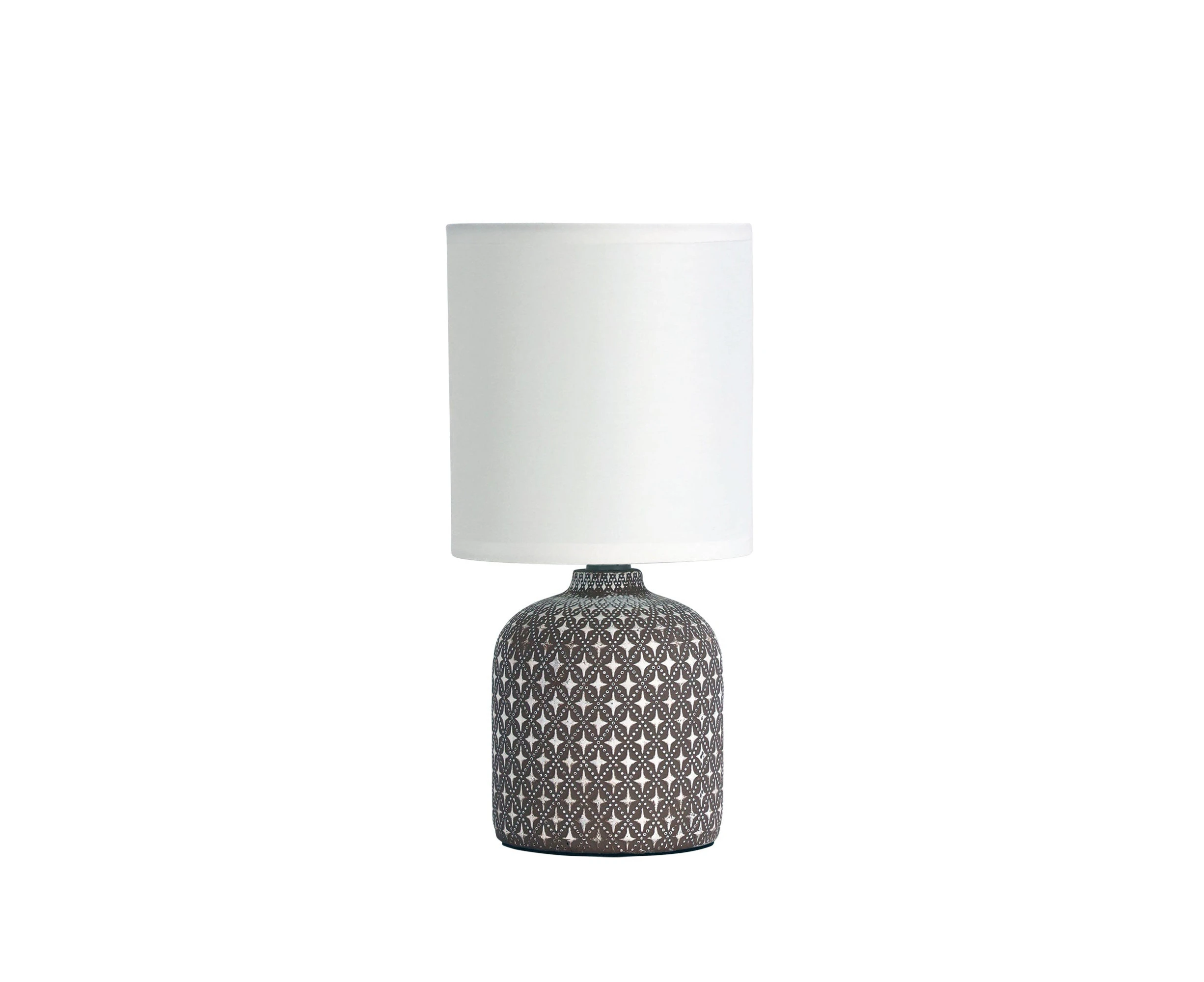 Vera Table Lamp in Grey, Taupe or White - Taupe