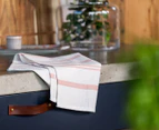 Ecology 2-Piece Foundation Tea Towel Set - Rust/Multi