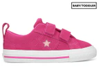Converse Baby/Toddler Girls' One Star 2V Ox Sneakers - Active Fuchsia/White