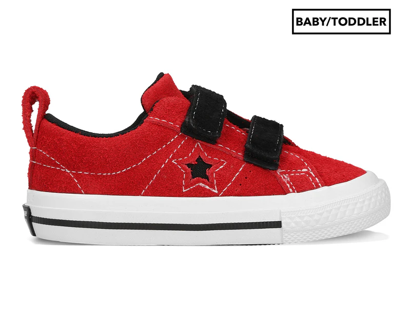 Converse Baby/Toddler Boys' One Star 2V Ox Sneakers - Enamel Red/Black/White