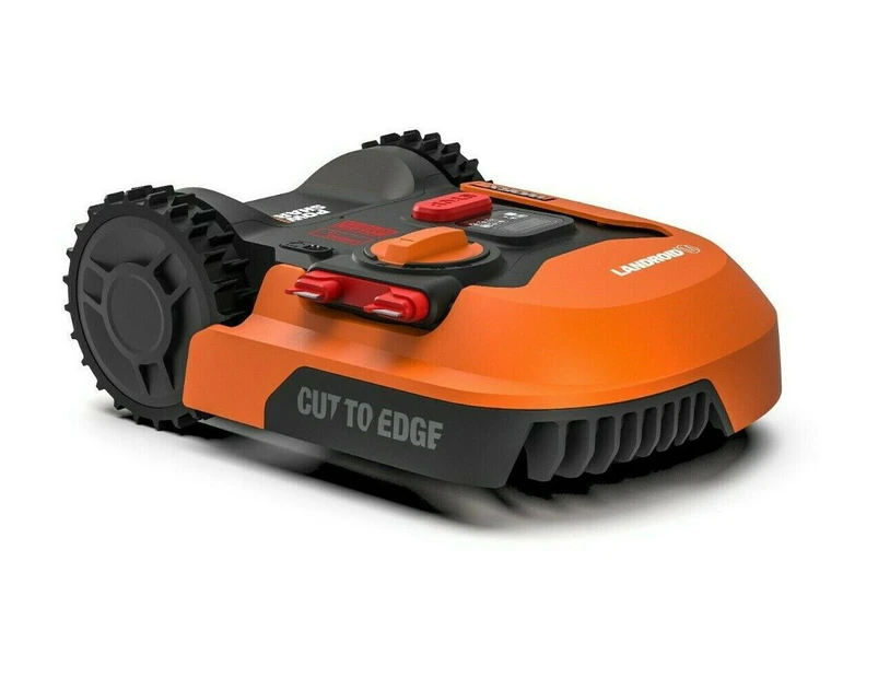 WORX 20V LANDROID 1000m2 Robotic Lawn Mower Kit w/ POWERSHARE Battery & Charger Base - WR140E