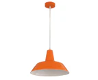 DIVO Angled Dome Shape Pendant Light Orange