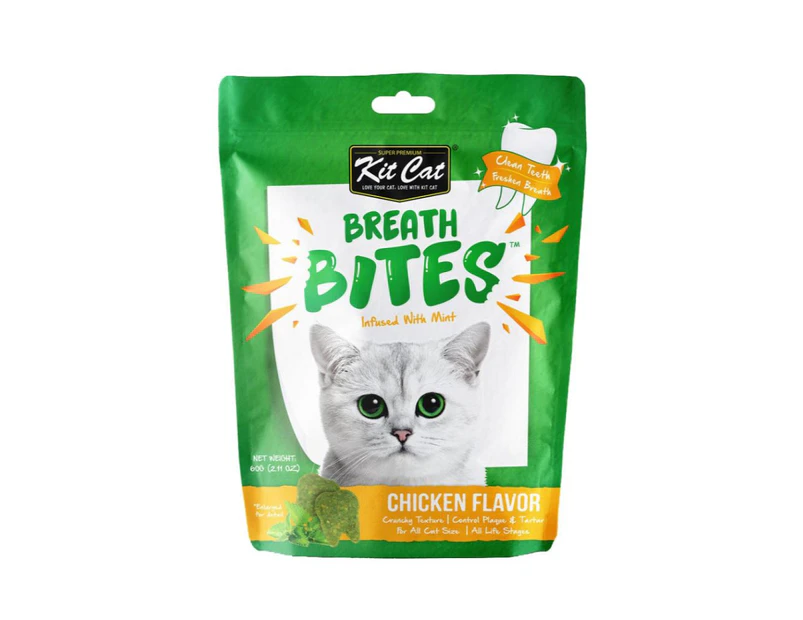 Kit Cat Breath Bites Chicken Cat Treat 50g