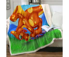 Baby Cute Dragon Throw Blanket
