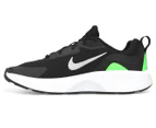 Nike Youth Boys' WearAllDay Sneakers - Black Chrome/Green Strike