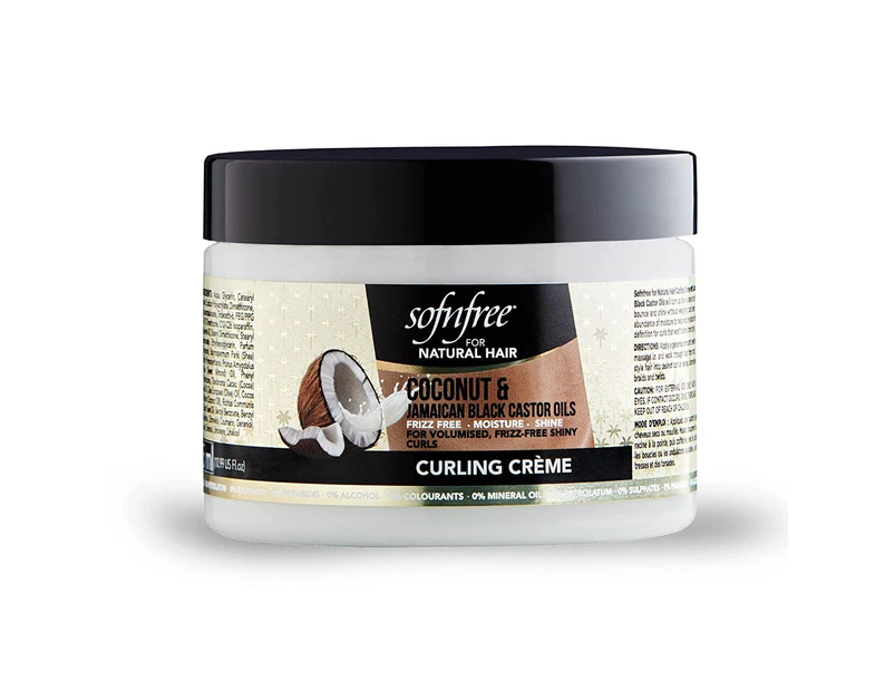 SofnFree Coconut & Jamaican Black Castor Oil Curling Cream 325mL (10.99oz)