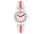 Scuderia Ferrari Kids' 34mm Red Rev Silicone Watch - Transparent/White/Red