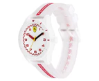 Scuderia Ferrari Kids' 34mm Red Rev Silicone Watch - Transparent/White/Red