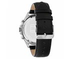 Tommy Hilfiger Black Leather Men's Multi-function Watch - 1791964