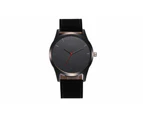 Smart Minimalistic Men's Quartz Watch - Black