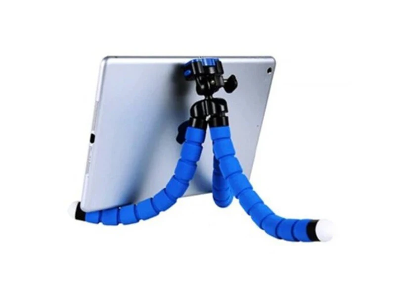Phone Holder Flexible Octopus Tripod Bracket Selfie Expanding Stand - Dark Blue