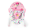 Disney Bright Starts Baby/Newborn Vibrating Bouncer Chair 0m+ Minnie Mouse Pink