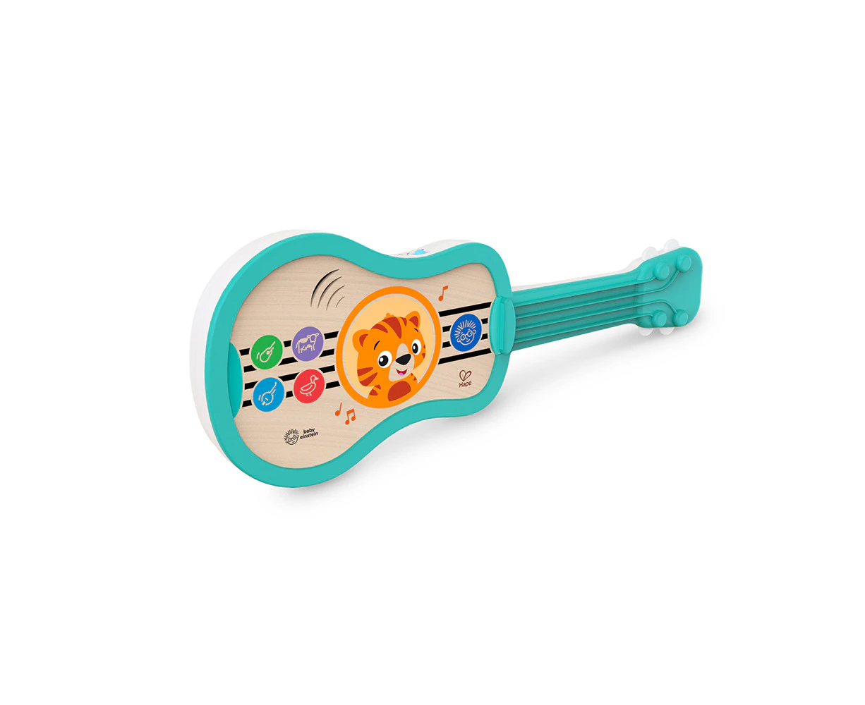 Baby Einstein Be Hape Sing/Strum Magic Touch Ukulele Musical Toy Kids 12m+ Red