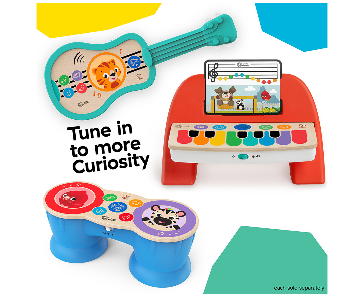  Baby Einstein Cal's First Melodies Magic Touch Wooden Piano  Musical Baby Toy, Ages 6-36 Months : Toys & Games