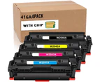 Compatible Toner Cartridges W2040A W2041A W2042A W2043A with chip for HP M479fdw M479dn M454dw